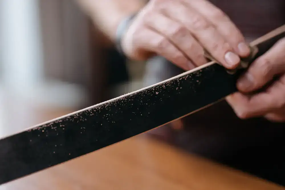 Leather conditioning and polishing process